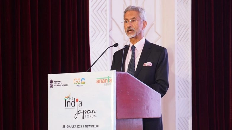 Japan a Natural Partner in Modernising India, Says EAM S Jaishankar (Watch Video)
