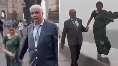 Elderly Couple Re-Enacts Song 'Rimjhim Gire Sawan' in Mumbai, Anand Mahindra Reacts to Viral Video