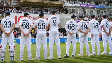 Ashes 2023: England Cricketers Swap Jerseys in Support of Dementia Patients On Day 3 of ENG vs AUS 5th Test