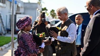 EAM S Jaishankar Reaches Zanzibar To Deepen Ties With Tanzania; Receives Warm Welcome (Watch Video)