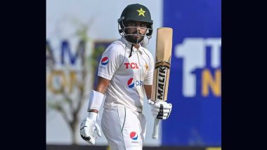 Saud Shakeel Becomes First Batsman in History To Score Fifty in First Seven Tests, Achieves Feat During Day 3 of SL vs PAK 2nd Test 2023