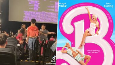 Fight Breaks Out Between Moviegoers for Letting Kids Watch YouTube in Theatres During Barbie Movie Screening (Watch Video)