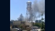 Fire Breaks Out At Warner Bros Studio Lot in Burbank After Transformer Explosion (Watch Video)