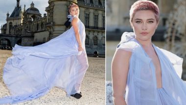 Florence Pugh at Paris Fashion Week! Actress Goes Braless in Sheer Lavender Dress for the Gala Event (View Pics)