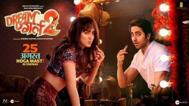 Dream Girl 2 New Poster Out! Ayushmann Khurrana's Transformation Into Pooja Is Damn 'Khoobsurat'! (View Pic)