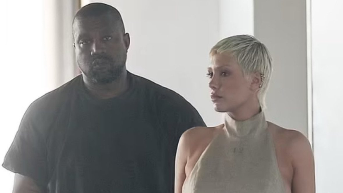 Rapper Kanye West and Wife Bianca Censori 