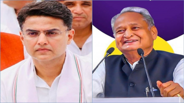 Rajasthan Assembly Elections 2023 Opinion Poll Results: 40% People Prefer Ashok Gehlot Over Sachin Pilot to Be Congress' CM Face, Finds ABP-CVoter Survey