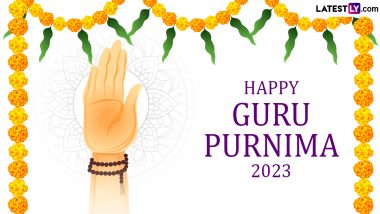 Guru Purnima 2023 Wishes & HD Images: WhatsApp Messages, Facebook Status, Quotes, GIFs and Wallpapers and SMS To Express Gratitude Towards Your Gurus