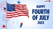 Fourth of July 2023 Wishes: WhatsApp Stickers, GIF Images, HD Wallpapers and SMS To Share on the United States Independence Day