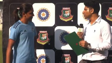 'Harmanpreet Kaur, Thank You,' Indian Captain Responds After Presenter Mistakes Her for Jemimah Rodrigues During IND-W vs BAN-W 2nd ODI 2023 Post-Match Interview (Watch Video)