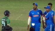 Harshit Rana, Soumya Sarkar Engage In Heated Exchange During IND A vs BAN A ACC Men's Emerging Teams Asia Cup 2023 Semifinal Clash, Video Goes Viral