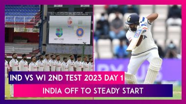 IND vs WI 2nd Test 2023 Day 1: Rohit Sharma, Virat Kohli's Half-Centuries Power India to A Steady Start