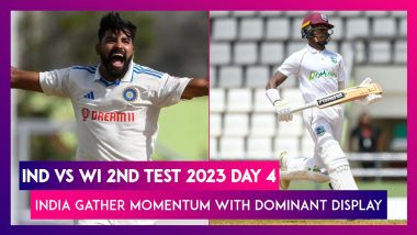 IND vs WI 2nd Test 2023 Day 4: India Dominate Proceedings On Rain Interrupted Day