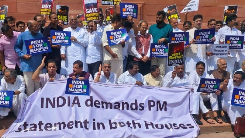 Parliament Monsoon Session: Logjam Likely to Persist Over Manipur Violence and Sanjay Singh's Suspension, INDIA Parties To Meet To Finalise Strategy