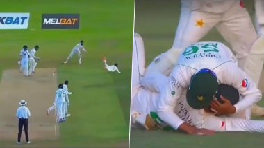 Imam-ul-Haq Takes Stunning One-Handed Catch To Dismiss Sri Lanka’s Sadeera Samarawickrama During PAK vs SL 1st Test 2023 (Watch Video)