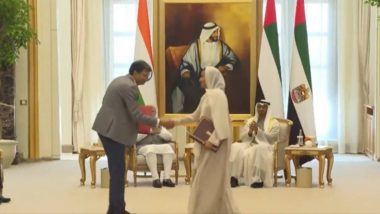 PM Modi in UAE: India Signs MoU With United Arab Emirates For IIT-Delhi Campus in Abu Dhabi (Watch Video)