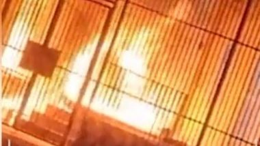 Indian Embassy Set on Fire by Khalistan Supporters in San Francisco Video: US Condemns Vandalism, Attempted Arson Against Indian Consulate, Terms It 'Criminal Offense'