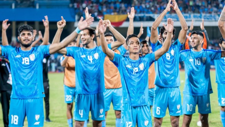 Indian Men's Football Team FIFA Ranking: Blue Tigers Move to 99th Position After SAFF Championship 2023 Title Win