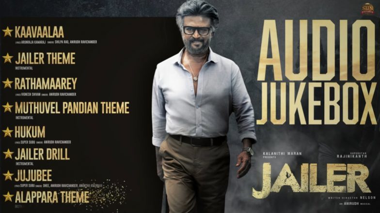 Jailer Audio Jukebox Out! From 'Kaavaalaa' to 'Hukum' – Listen to All Songs From Rajinikanth-Starrer Here