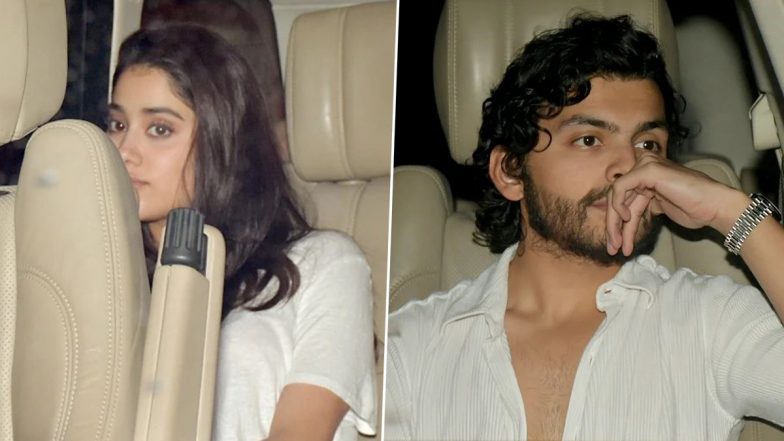 Janhvi Kapoor and Rumoured Boyfriend Shikhar Pahariya Spotted Together Leaving From Arjun Kapoor’s Residence (Watch Video)