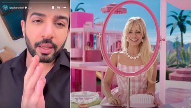After Juhi Parmar, Jay Bhanushali Criticises Margot Robbie's Barbie Movie, Calls It 'Bawasir' (Watch Viral Video)