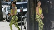 Jennifer Lopez Flaunts Makeup-Free Look As She Hits the Gym in Neon Yellow Tank Top and Snakeskin-Print Leggings! View JLo&rsquo;s Fit and Fab Pics