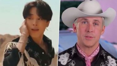 BTS' Jimin Thanks Ryan Gosling for Gifting Him Ken's Guitar From Barbie Movie (Watch Video)