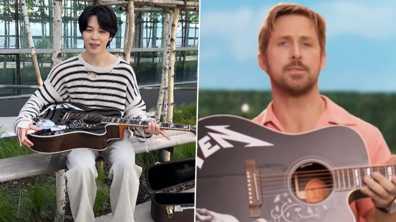 Barbie: BTS’ Jimin Thanks Ryan Gosling’s Ken for the Guitar, Singer Shares Short Video On Insta!