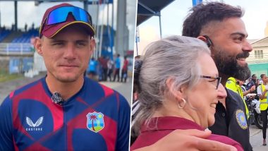 'Virat Kohli Made Her Day' Joshua Da Silva Reveals How His Mother Felt After Meeting India's Star Batsman On Sidelines Of IND vs WI 2nd Test 2023 (Watch Video)