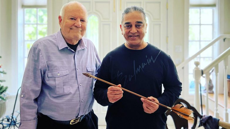 Kamal Haasan Meets Michael Westmore in Los Angeles, Ulaganayagan Pens Heartwarming Note for the American Make-Up Artist (View Pic)