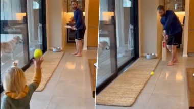 'First Competitive Game Back'! Kane Williamson Plays Cricket With His Daughter, Shares Cute Moment On Instagram (Watch Video)