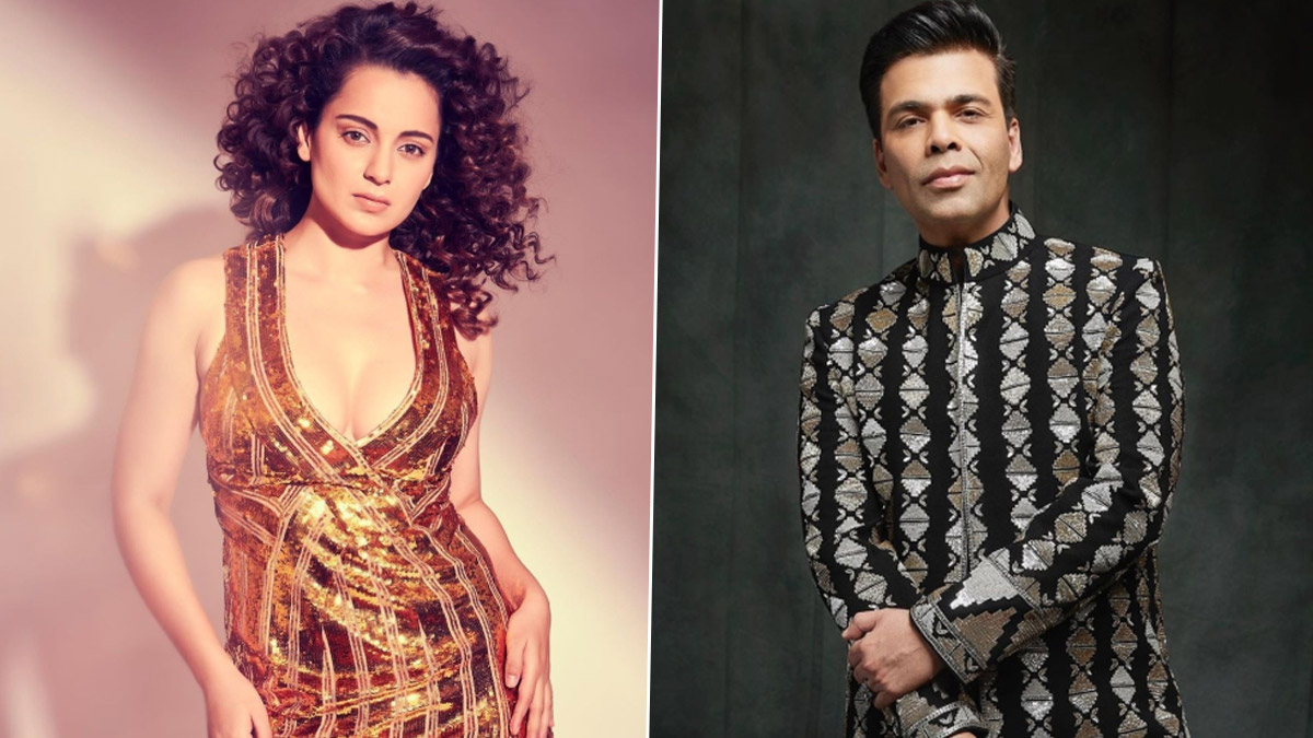 Bollywood News Check Out What Kangana Ranaut Said About Karan Johar