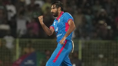 Karim Janat Hat-Trick Video: Watch Afghanistan Fast Bowler Scalp Three Wickets off Consecutive Balls in Dramatic Last Over of 1st T20I Against Bangladesh