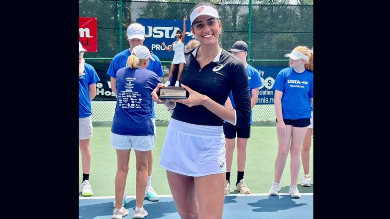 Karman Kaur Thandi Becomes First Indian Woman After Sania Mirza To Win Pro Title in USA; Tennis Star Reacts After Sealing US Open 2023 Qualifying Spot