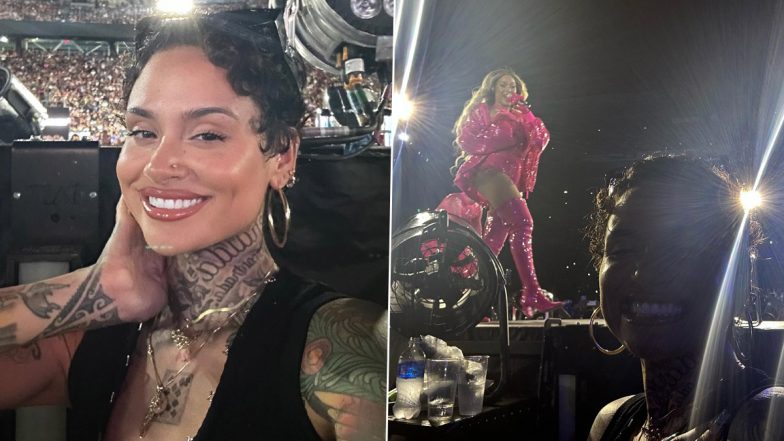 Kehlani Captures a Moment As Beyoncé Performs Onstage During Her New Jersey Concert (View Pics)