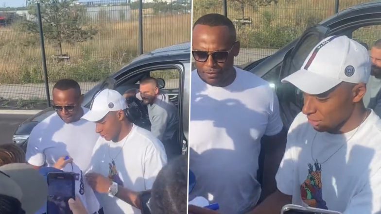 'Staying in Paris?' Kylian Mbappe Avoids Fan's Question About His PSG Future Amidst Transfer Rumours (Watch Video)