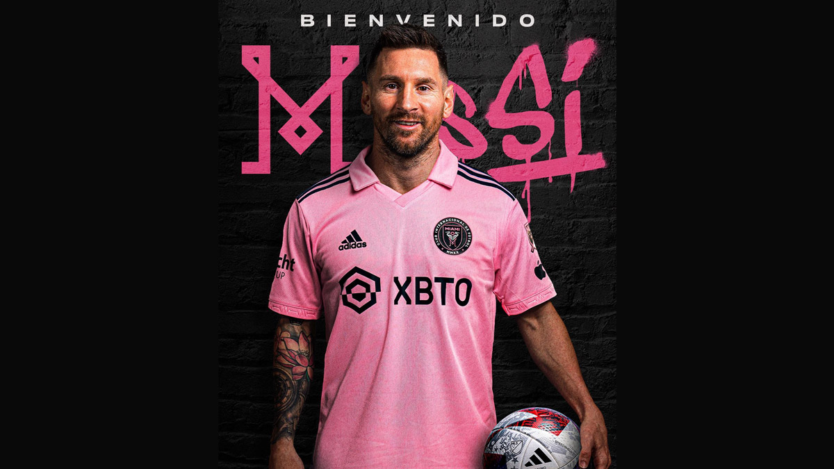 Messi Inter Miami Jersey Wallpaper Download For Free