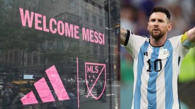 Lionel Messi Arrives in Florida Alongside Wife Antonela Roccuzzo and Children Ahead of Inter Miami Unveiling (Watch Video)