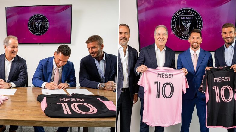 Lionel Messi Officially Signs Contract With MLS Club Inter Miami, Pictures and Videos Go Viral!