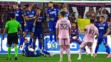 Lionel Messi Scores on Debut as Inter Miami Beat Cruz Azul 2-1 in Leagues Cup 2023 (Watch Goal Video Highlights)