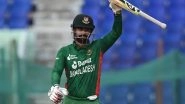 Litton Das to Lead Bangladesh for Remainder of ODI Series Against Afghanistan Following Tamim Iqbal&rsquo;s Retirement