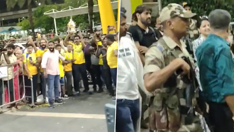 MS Dhoni Receives Grand Welcome From Fans As He Arrives in Chennai for Trailer Launch of LGM (Watch Video)