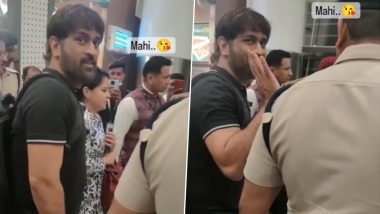 Fan Asks MS Dhoni How’s His Knee After Surgery, CSK Captain’s Reaction Goes Viral! (Watch Video)