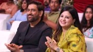 MS Dhoni&rsquo;s Picture of Sitting With Wife Sakshi at LGM Trailer Launch Event in Chennai Goes Viral!