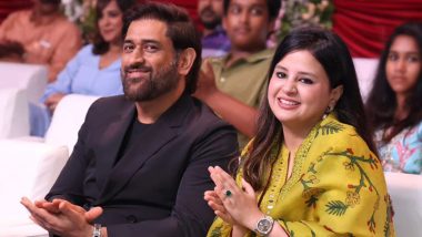 MS Dhoni’s Picture of Sitting With Wife Sakshi at LGM Trailer Launch Event in Chennai Goes Viral!