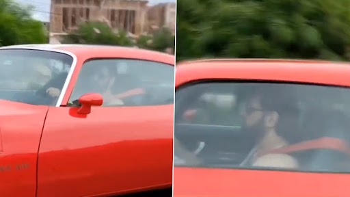 MS Dhoni Drives His 1973 Pontiac Trans Am SD-455 on the Streets of Ranchi, Video Goes Viral