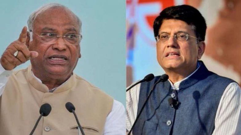 Mallikarjun Kharge, Piyush Goyal Exchange Barbs in Rajya Sabha Over Debate on Manipur