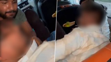 Madhya Pradesh Shocker: Youth Assaulted in Running Car, Forced to Lick Another Man's Feet in Gwalior; Two Arrested After Disturbing Video Surfaces