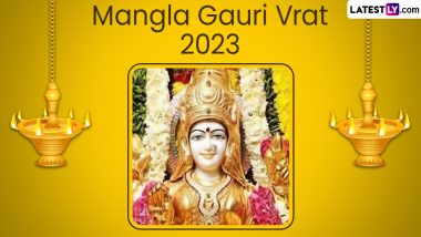 Mangala Gauri Vrat 2023 Wishes and Goddess Parvati Images: Wishes, Quotes, HD Wallpapers and Sayings To Share and Celebrate the Auspicious Sawan Fasting Day