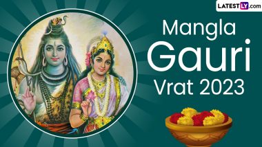 Mangala Gauri Vrat 2023 Wishes & Goddess Parvati Images: WhatsApp Stickers, HD Wallpapers and SMS for the Auspicious Fast Observed During Sawan Maas